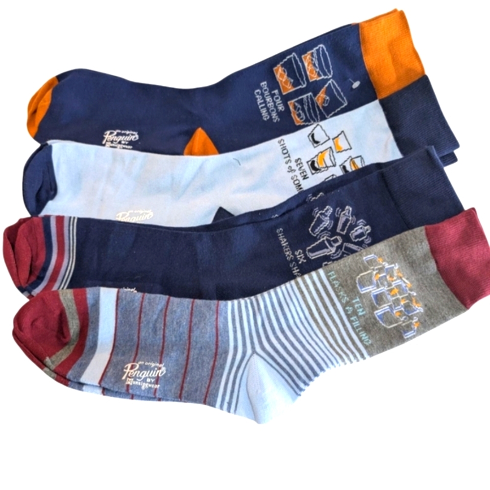 Bundle Of 4 Original Penguin Crew Socks....